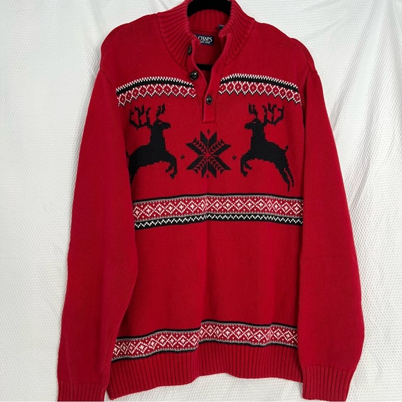 CHAPS by Ralph Lauren Men’s Holiday Sweater size XL - Picture 1 of 10